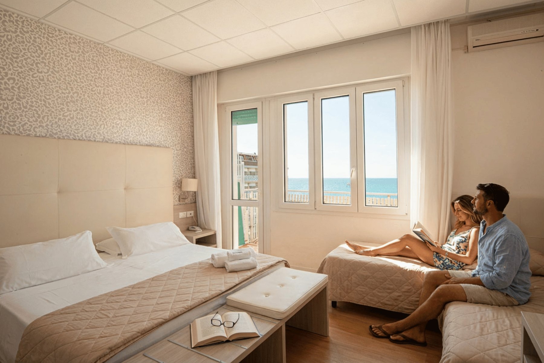 Camera Familiare Superior dell'Hotel Splendid di Caorle
