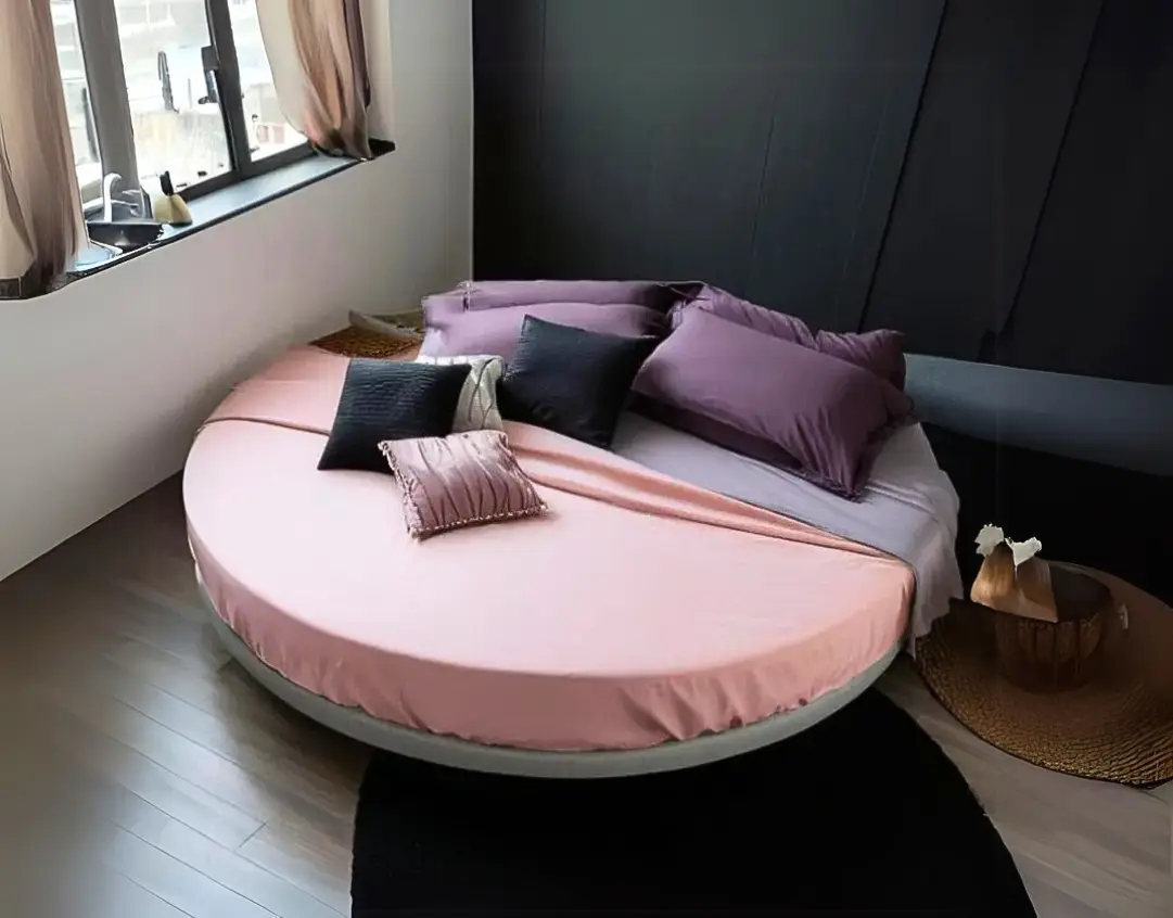 Letto rotondo matrimoniale Ring Sommier