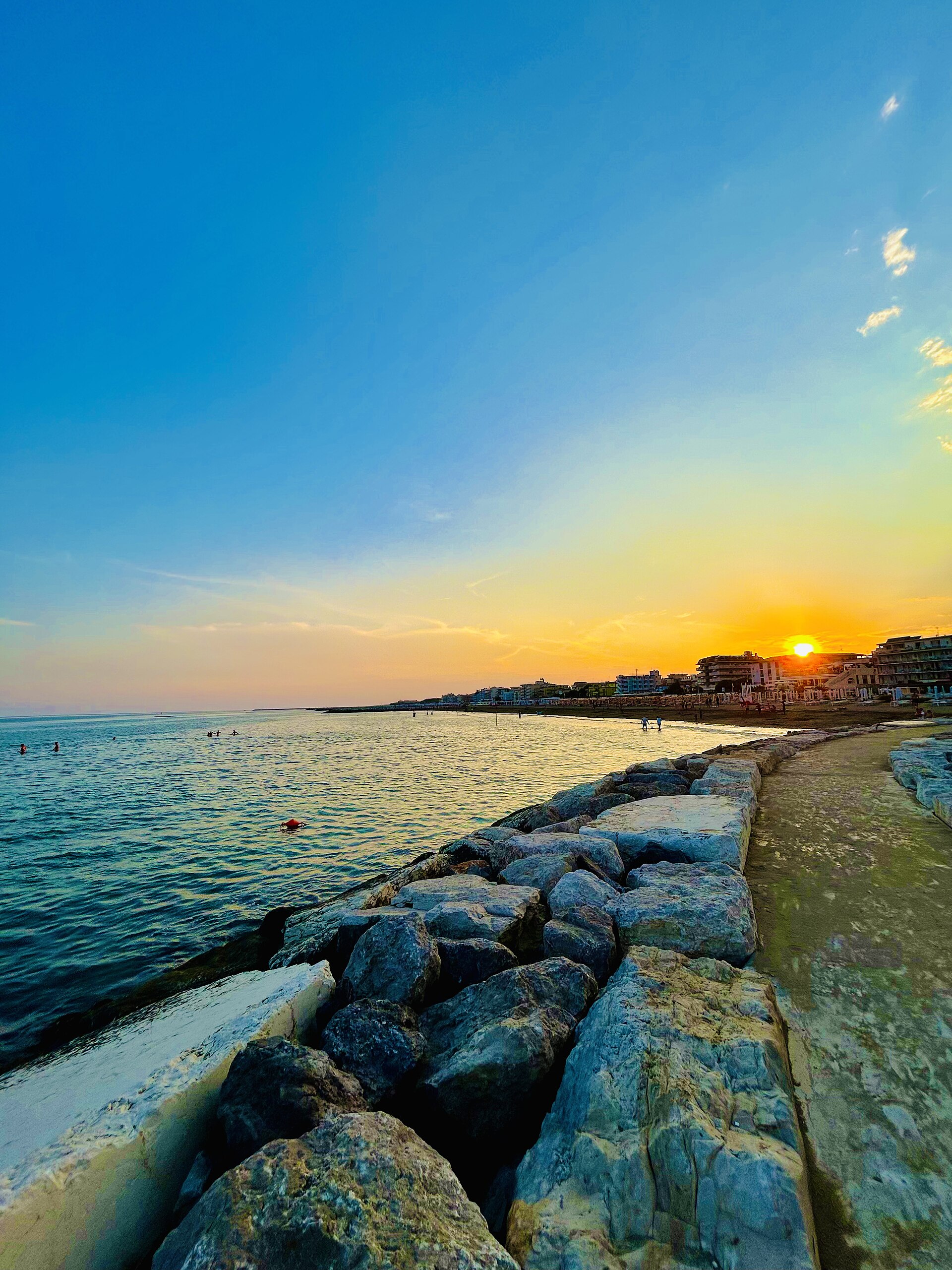 Il mare Adriatico davanti a Caorle